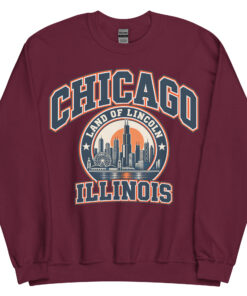 Chicago Illinois Varsity Sweatshirts Jumpers