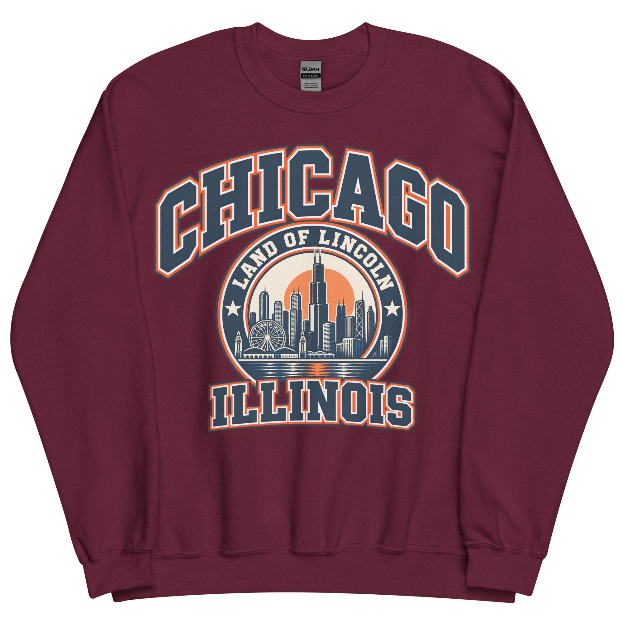Chicago Illinois Varsity Sweatshirts Jumpers