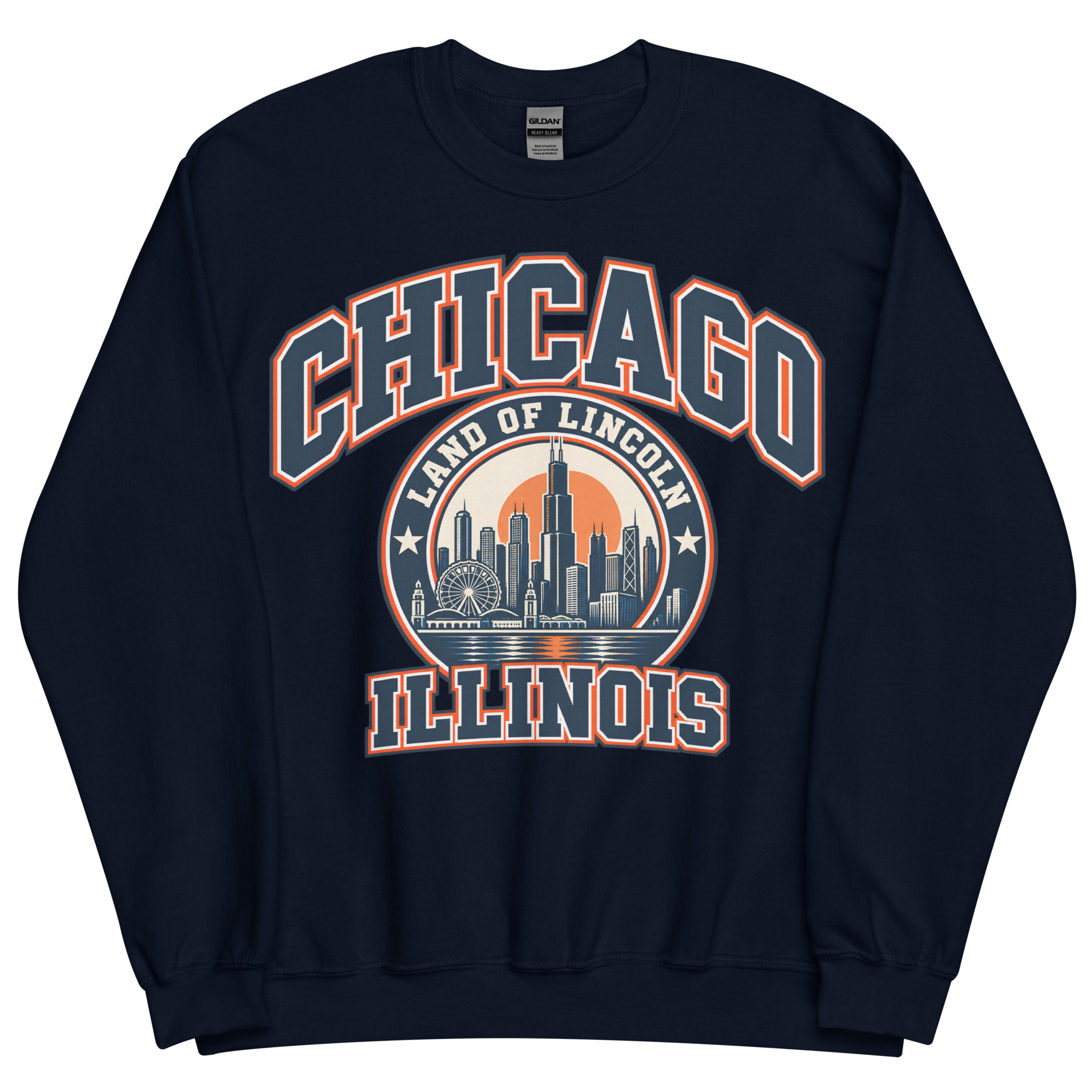 Chicago Illinois Varsity Sweatshirts Jumpers