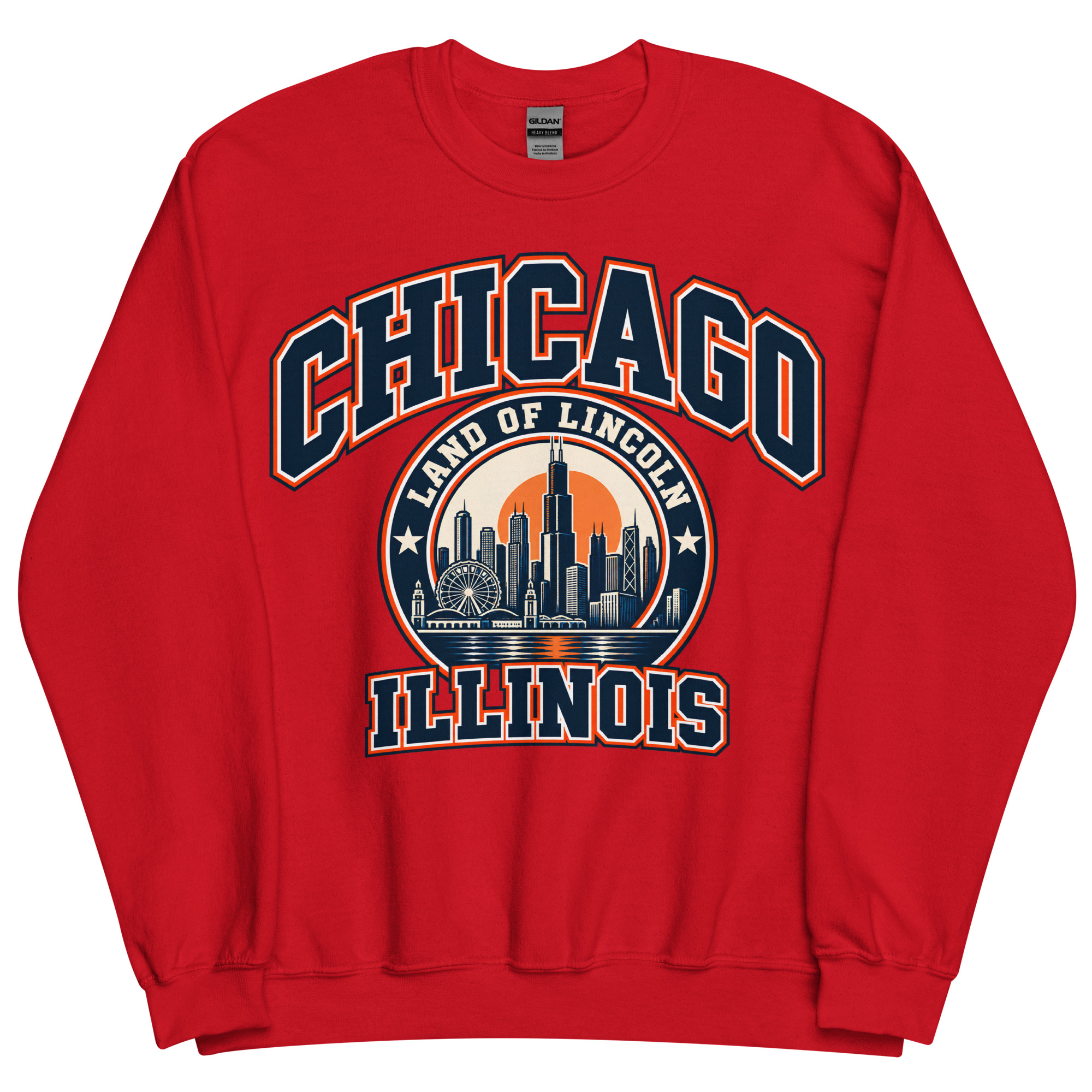 Chicago Illinois Varsity Sweatshirts Jumpers