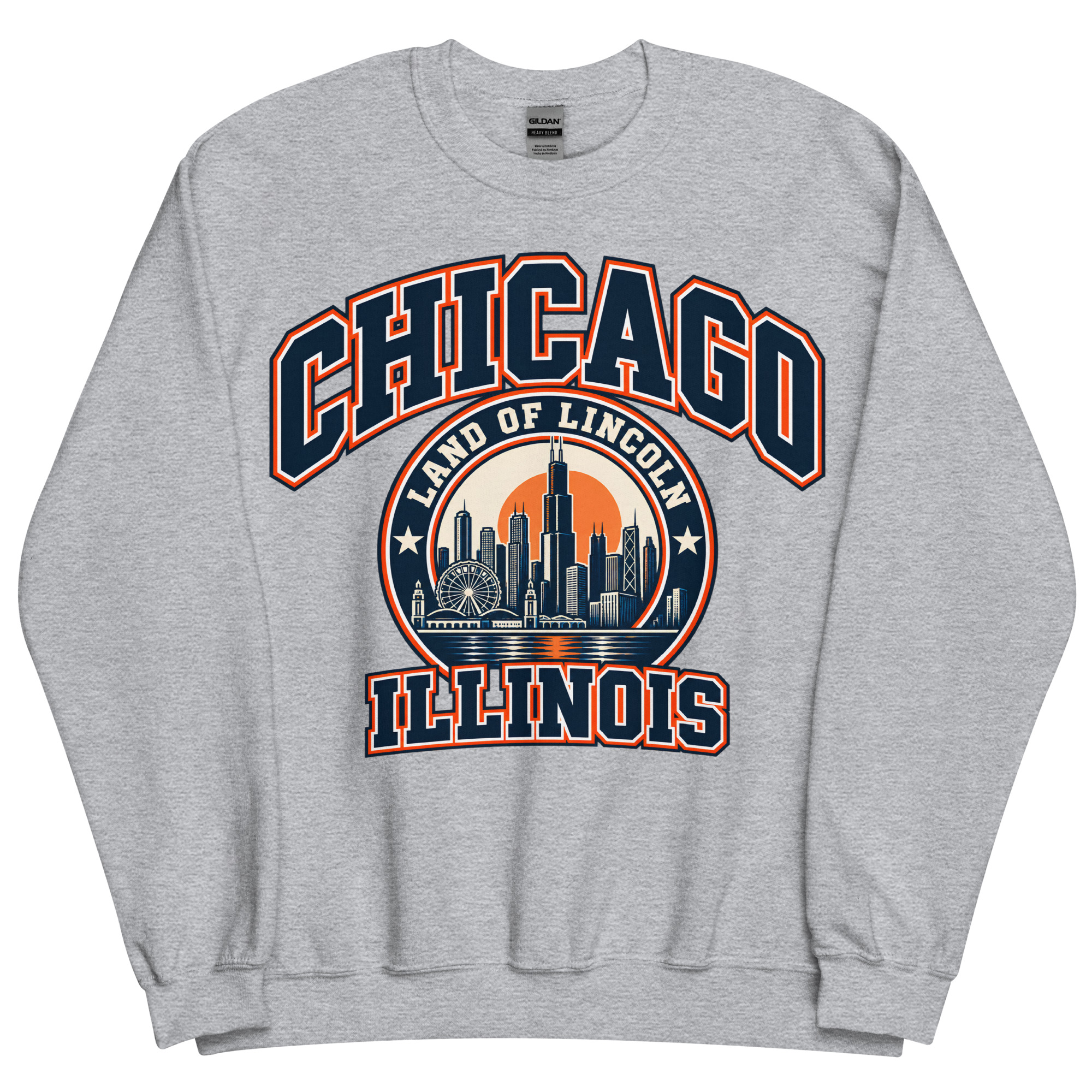 Chicago Illinois Varsity Sweatshirts Jumpers
