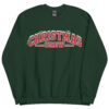 Christmas Crew Jumper Varsity Style Festive Sweatshirts
