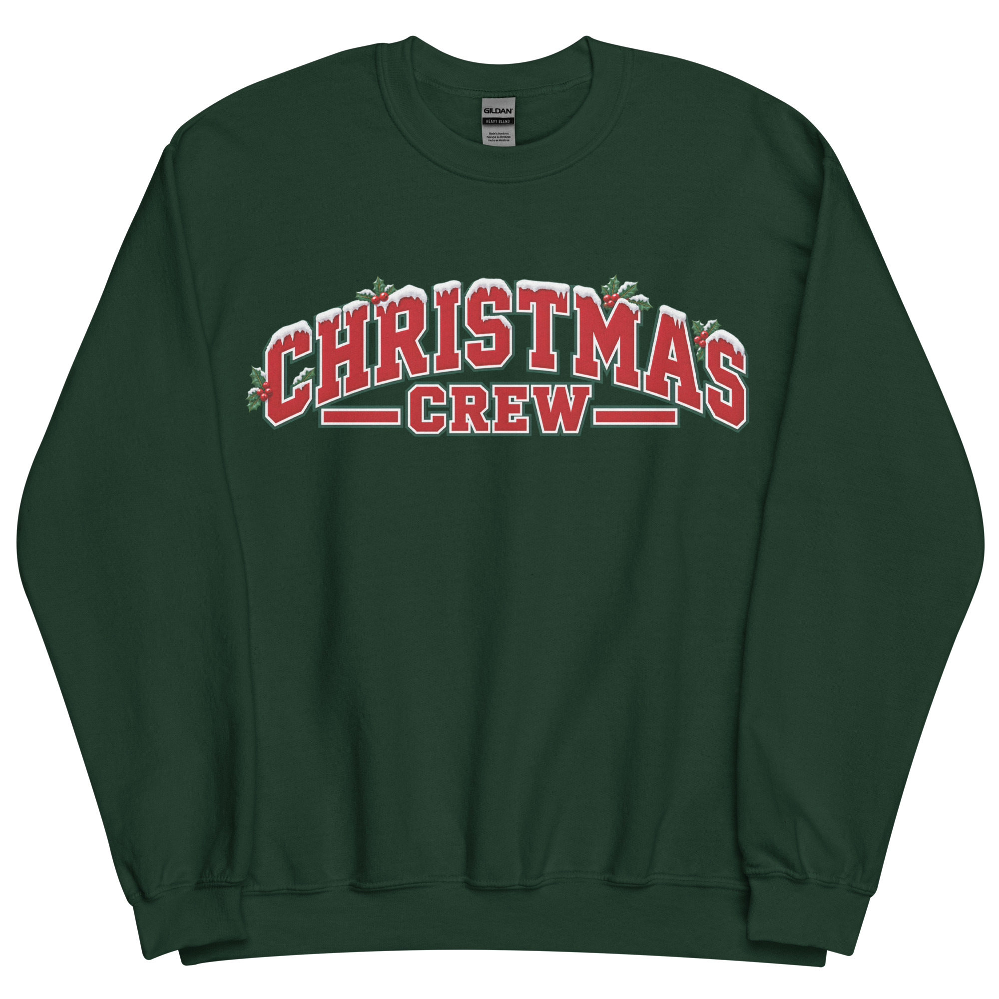 Christmas Crew Jumper Varsity Style Festive Sweatshirts