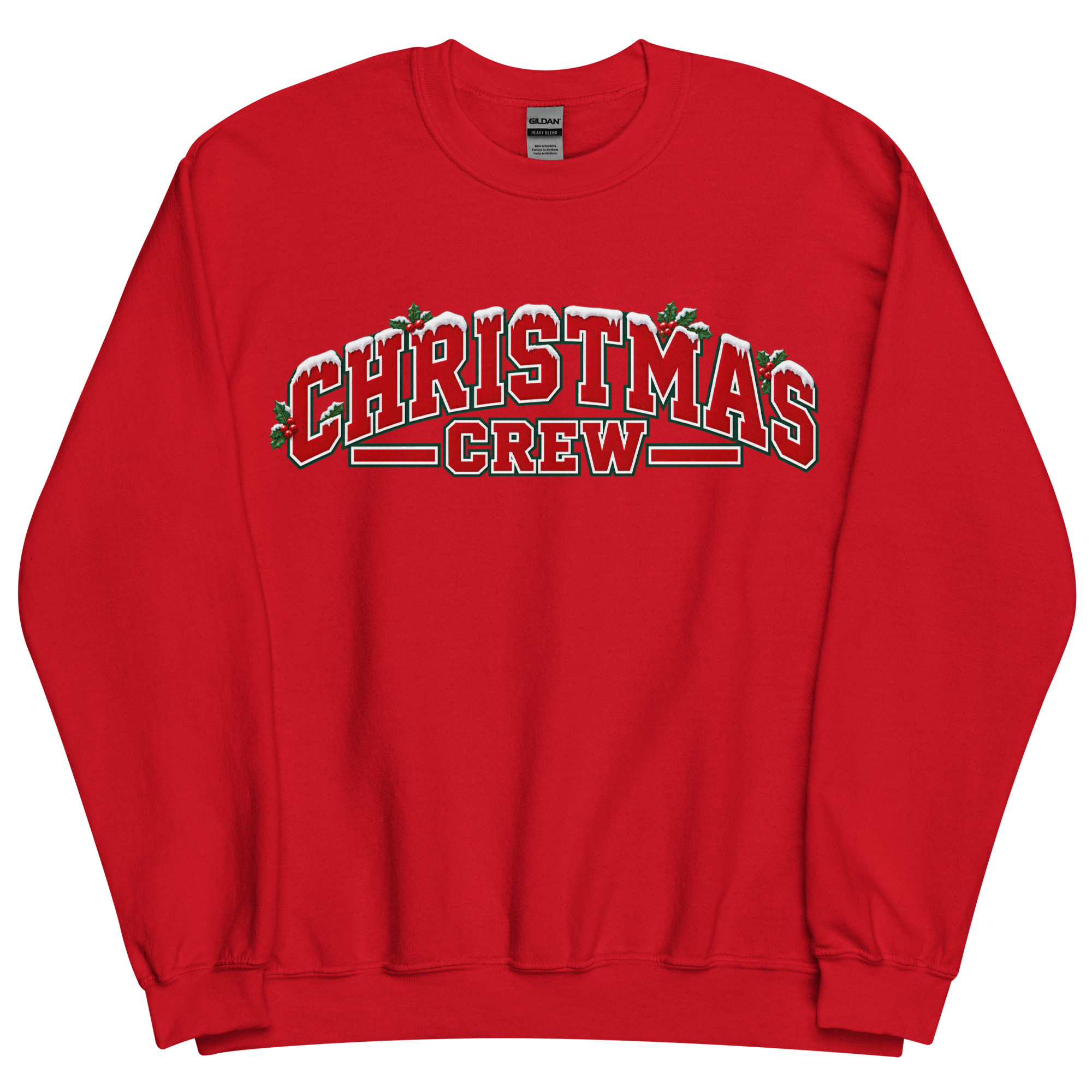 Christmas Crew Jumper Varsity Style Festive Sweatshirts