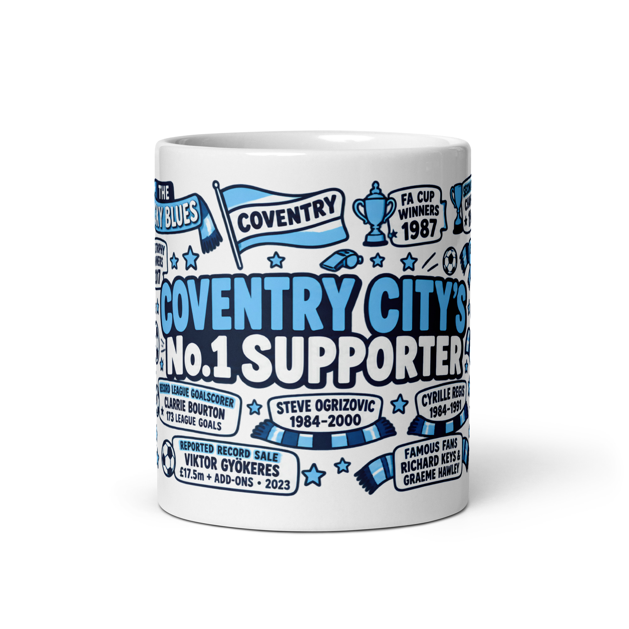 Coventry City Mug No1 Supporter Gift Mugs