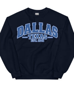 Dallas Texas Varsity Sweatshirts College Jumper