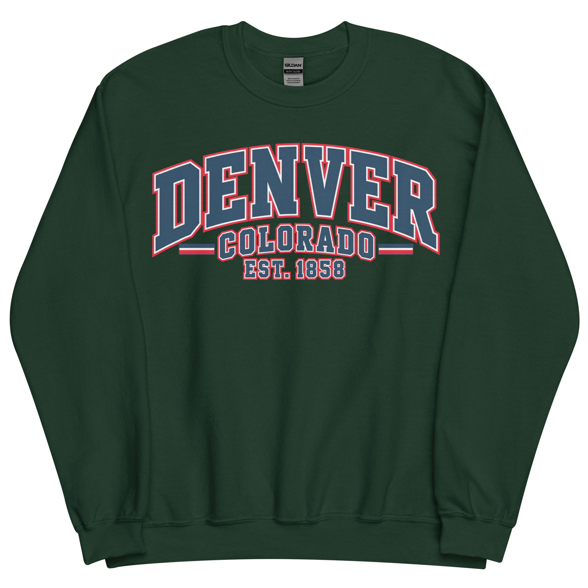 Denver Colorado Varsity Sweatshirts College Style