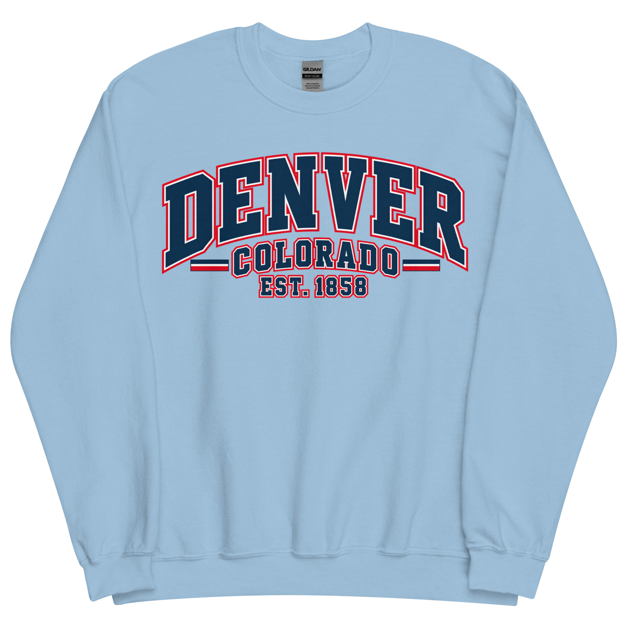 Denver Colorado Varsity Sweatshirts College Style