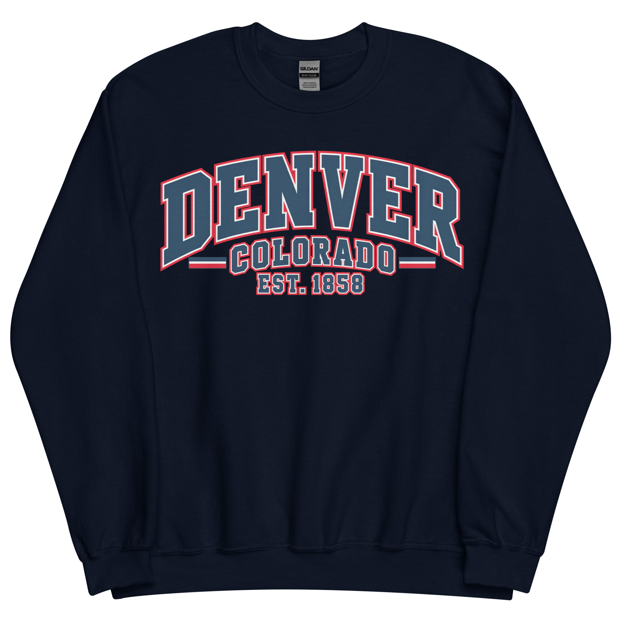 Denver Colorado Varsity Sweatshirts College Style