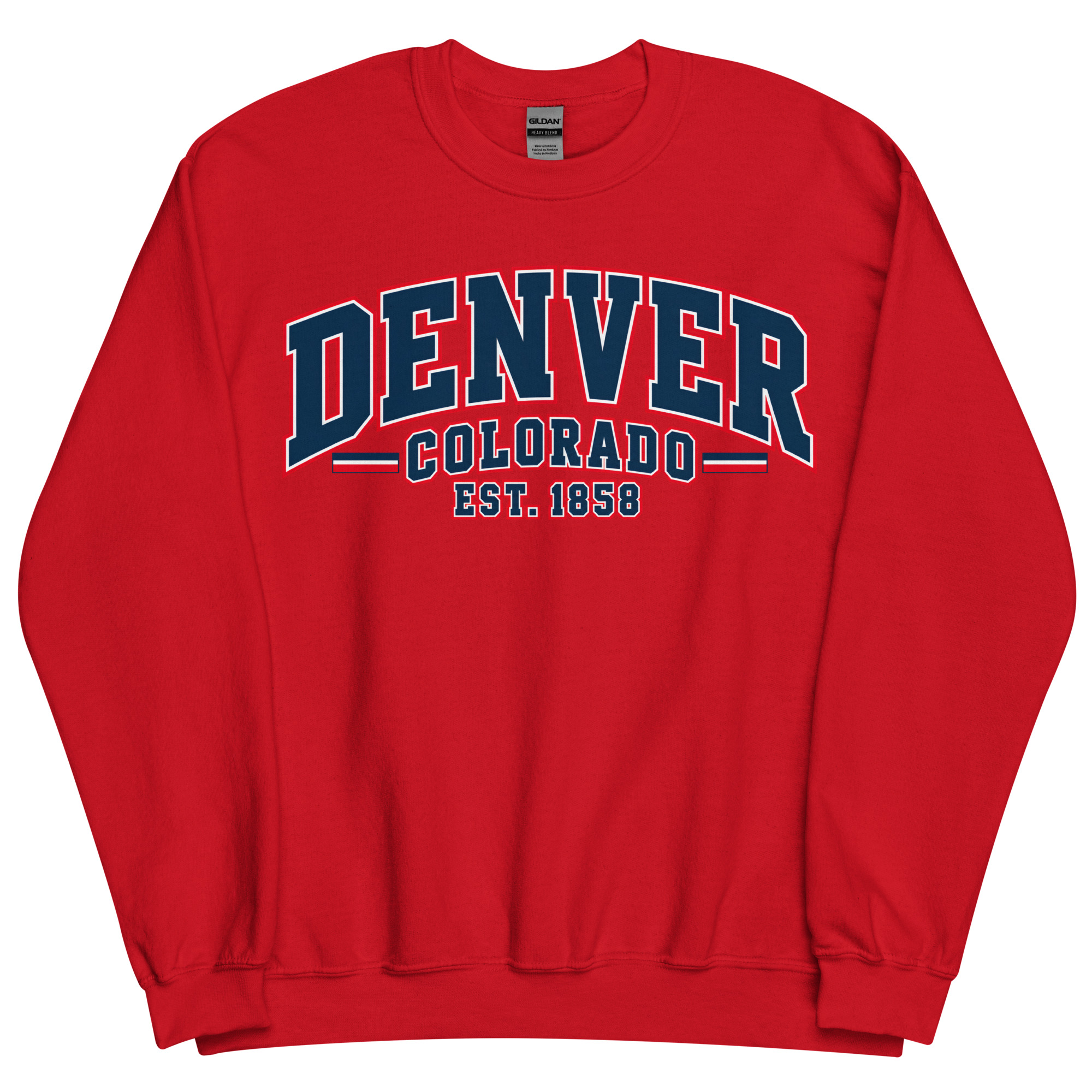 Denver Colorado Varsity Sweatshirts College Style