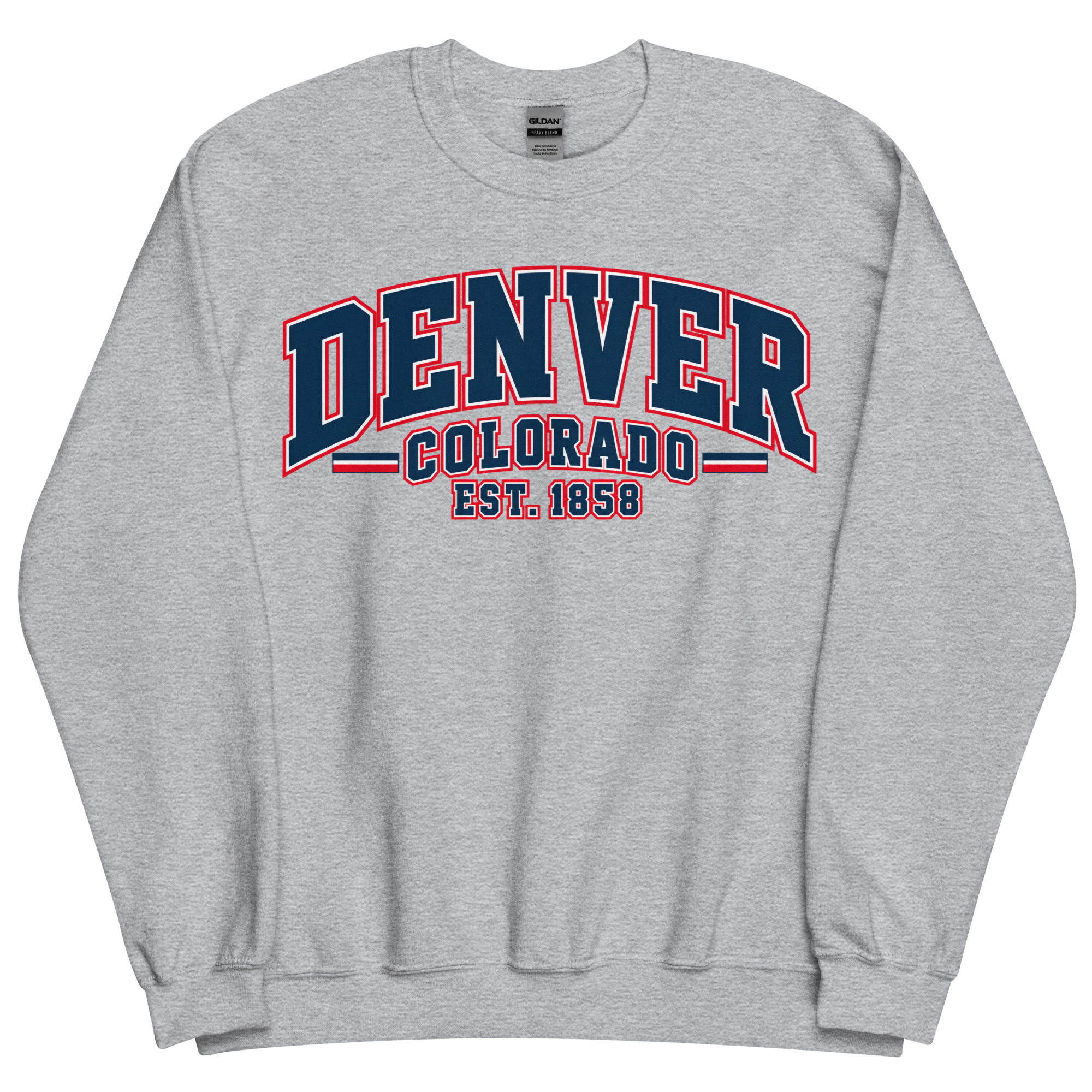 Denver Colorado Varsity Sweatshirts College Style