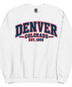 Denver Colorado Varsity Sweatshirts College Style
