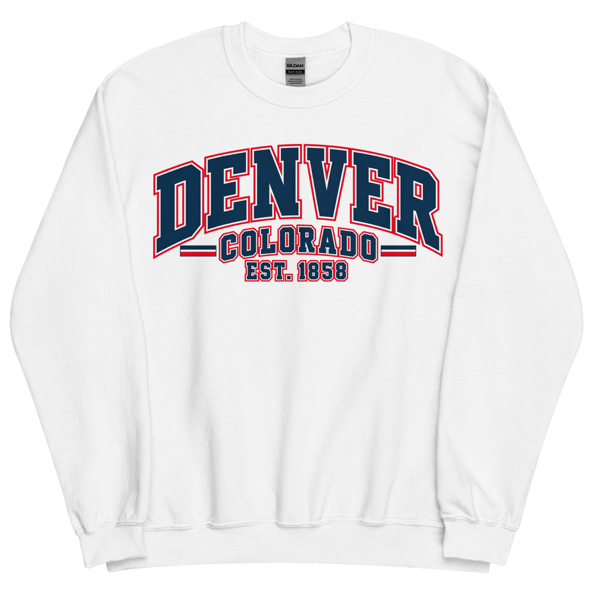 Denver Colorado Varsity Sweatshirts College Style