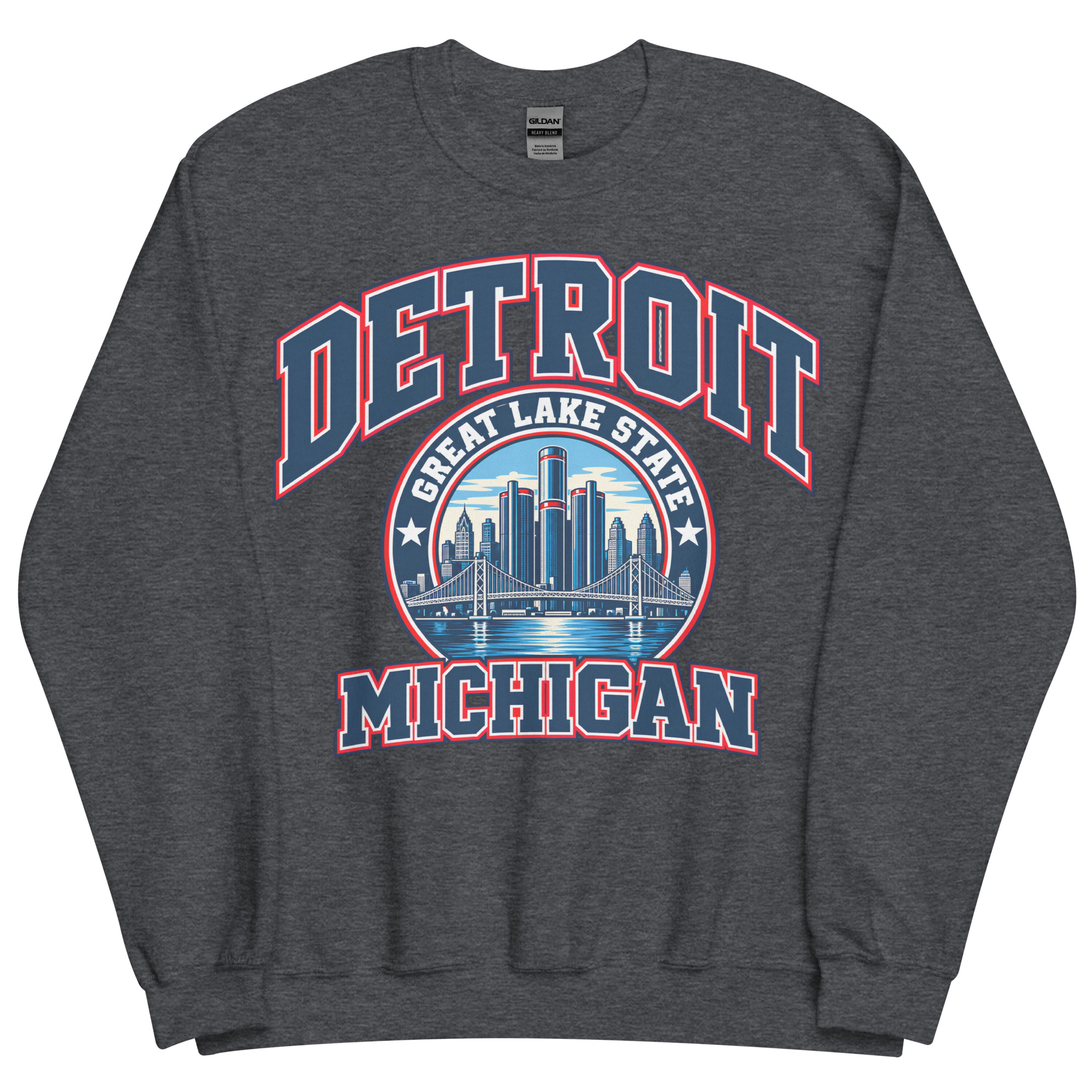 Detroit Michigan State Varsity Sweatshirt Jumpers