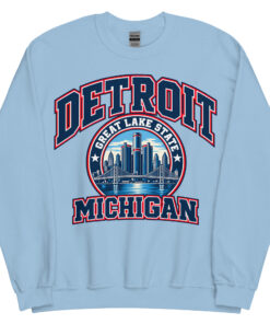 Detroit Michigan State Varsity Sweatshirt Jumpers
