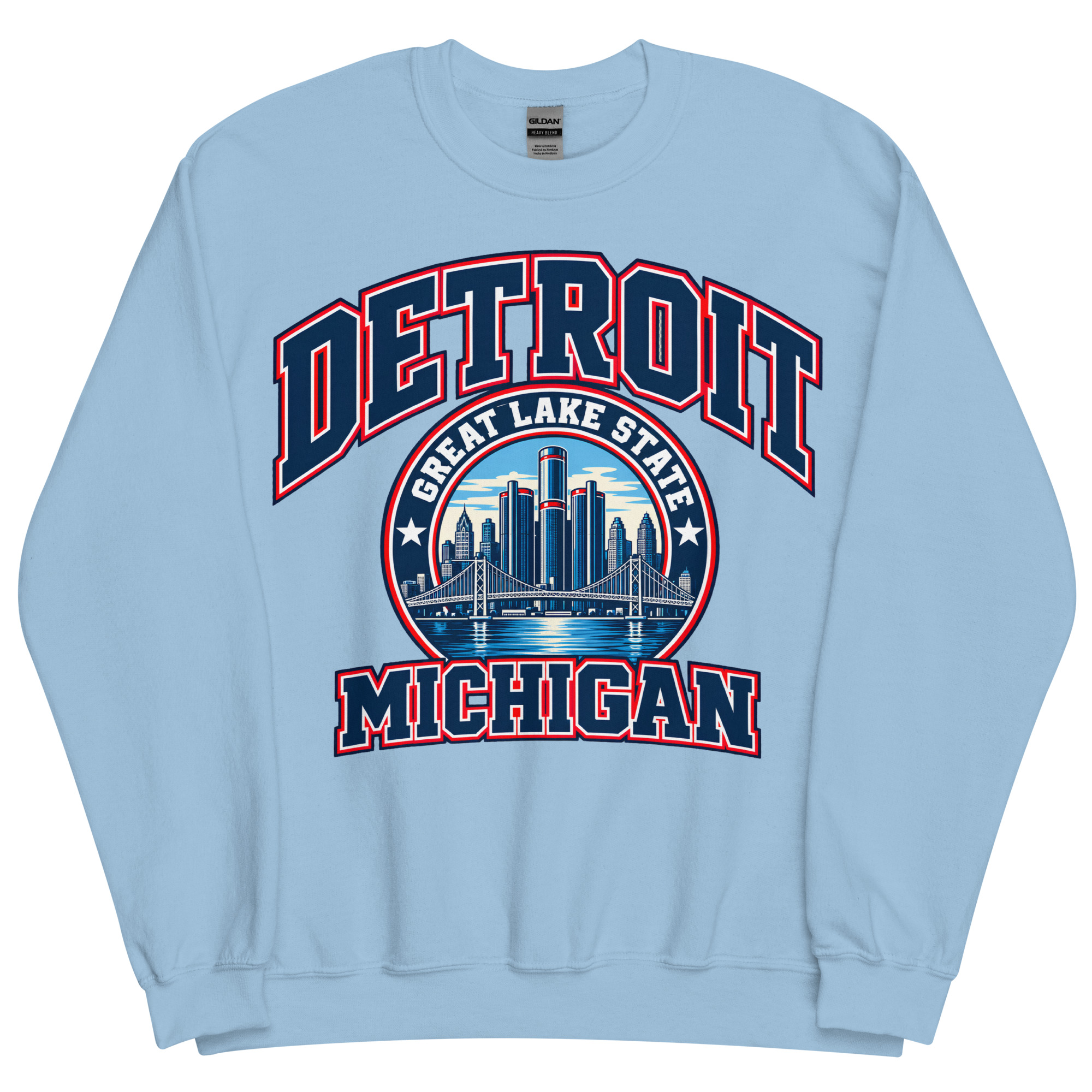 Detroit Michigan State Varsity Sweatshirt Jumpers
