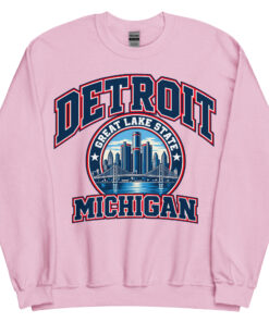 Detroit Michigan State Varsity Sweatshirt Jumpers