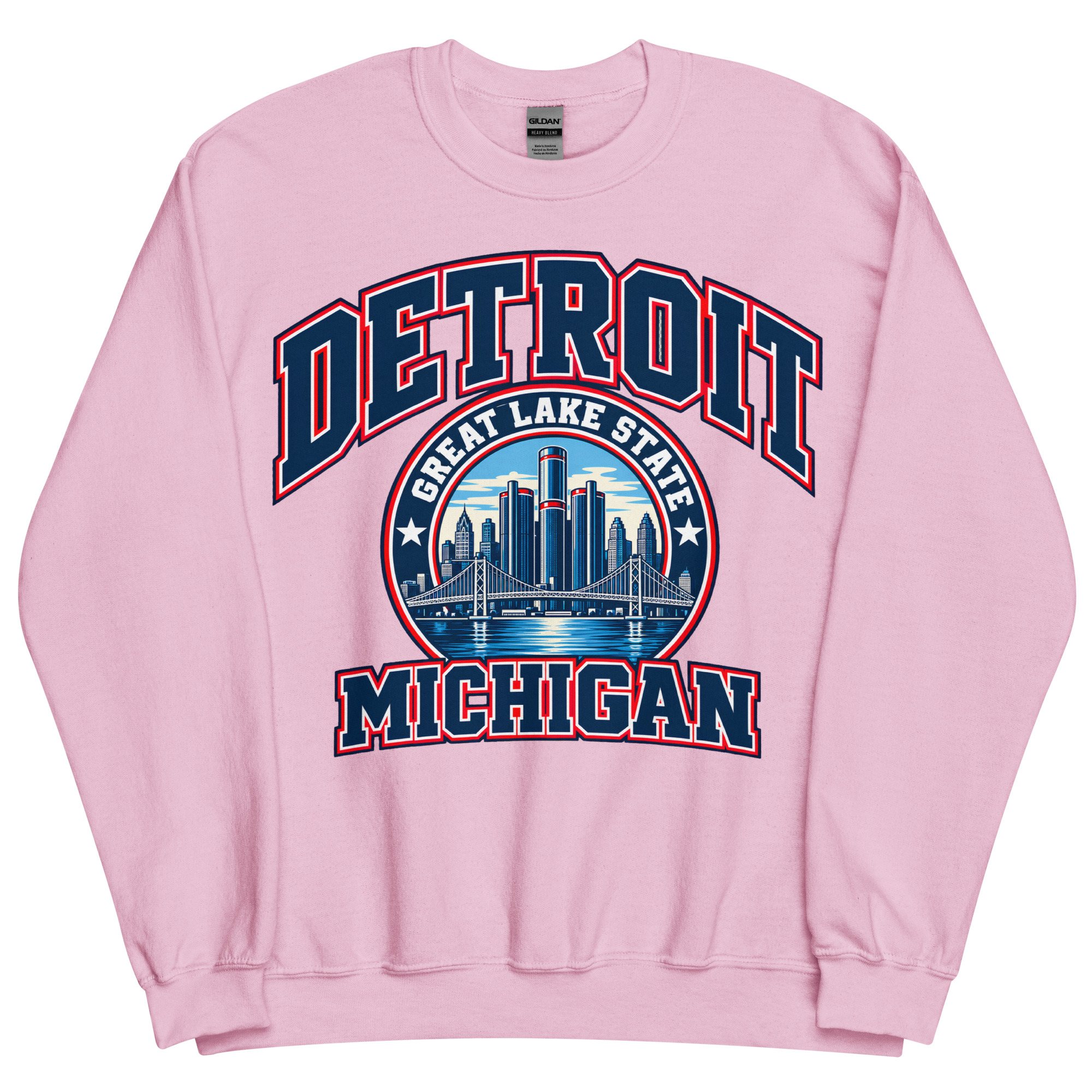 Detroit Michigan State Varsity Sweatshirt Jumpers