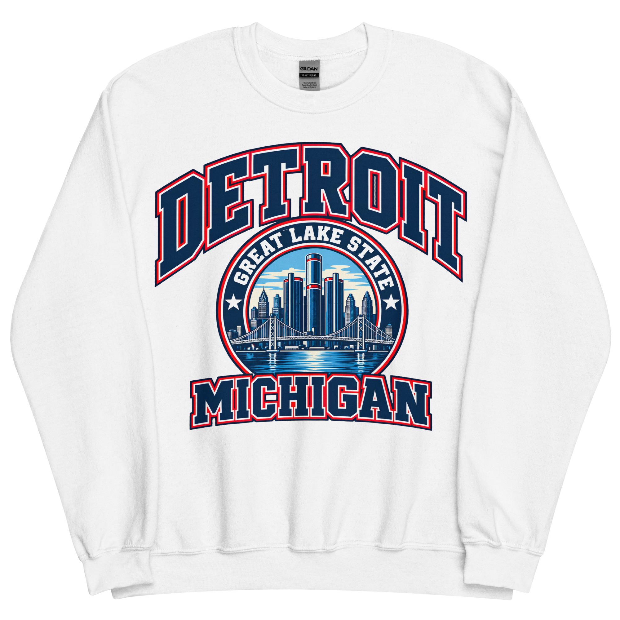 Detroit Michigan State Varsity Sweatshirt Jumpers