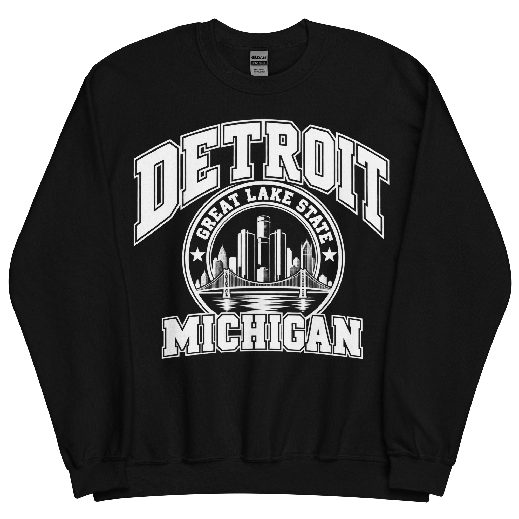 Detroit Michigan State Varsity Sweatshirts Jumpers