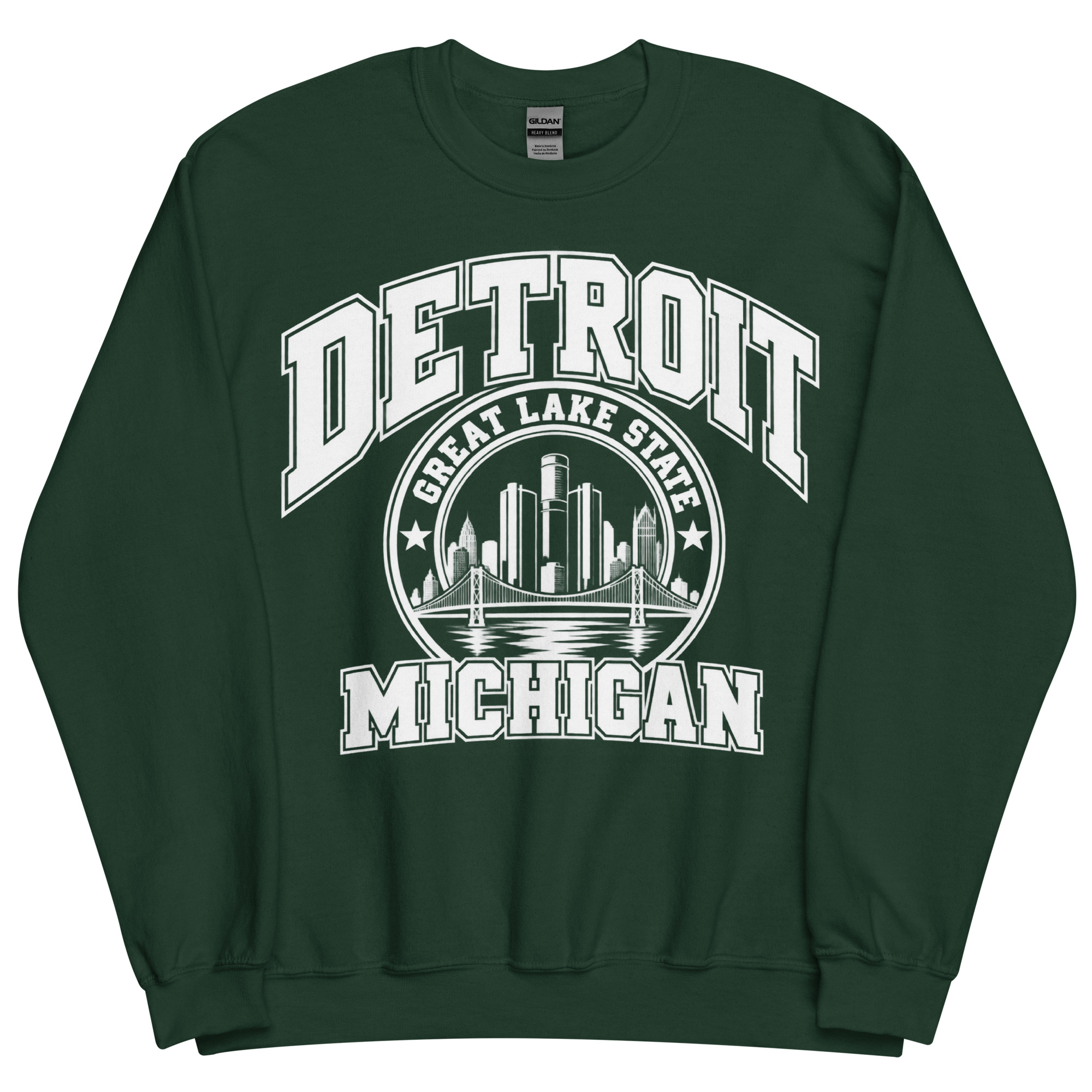 Detroit Michigan State Varsity Sweatshirts Jumpers