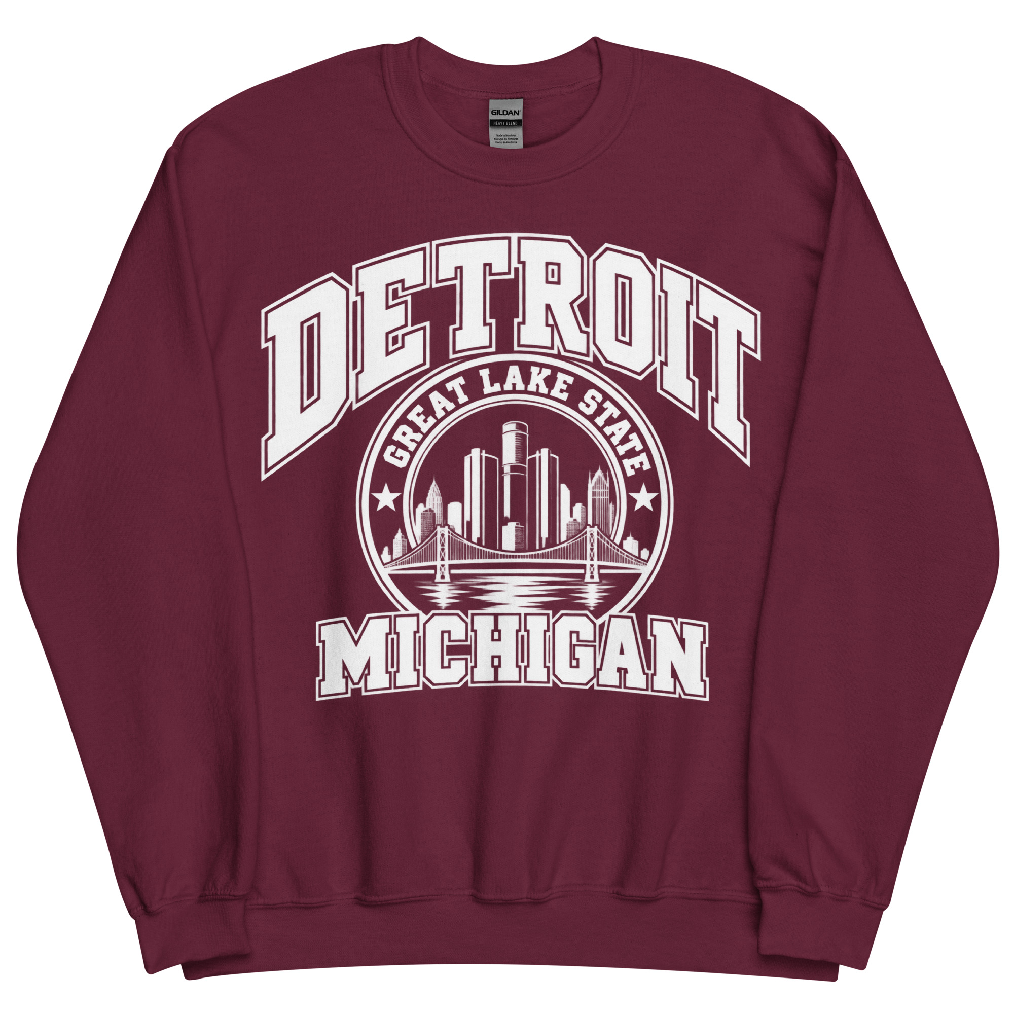 Detroit Michigan State Varsity Sweatshirts Jumpers