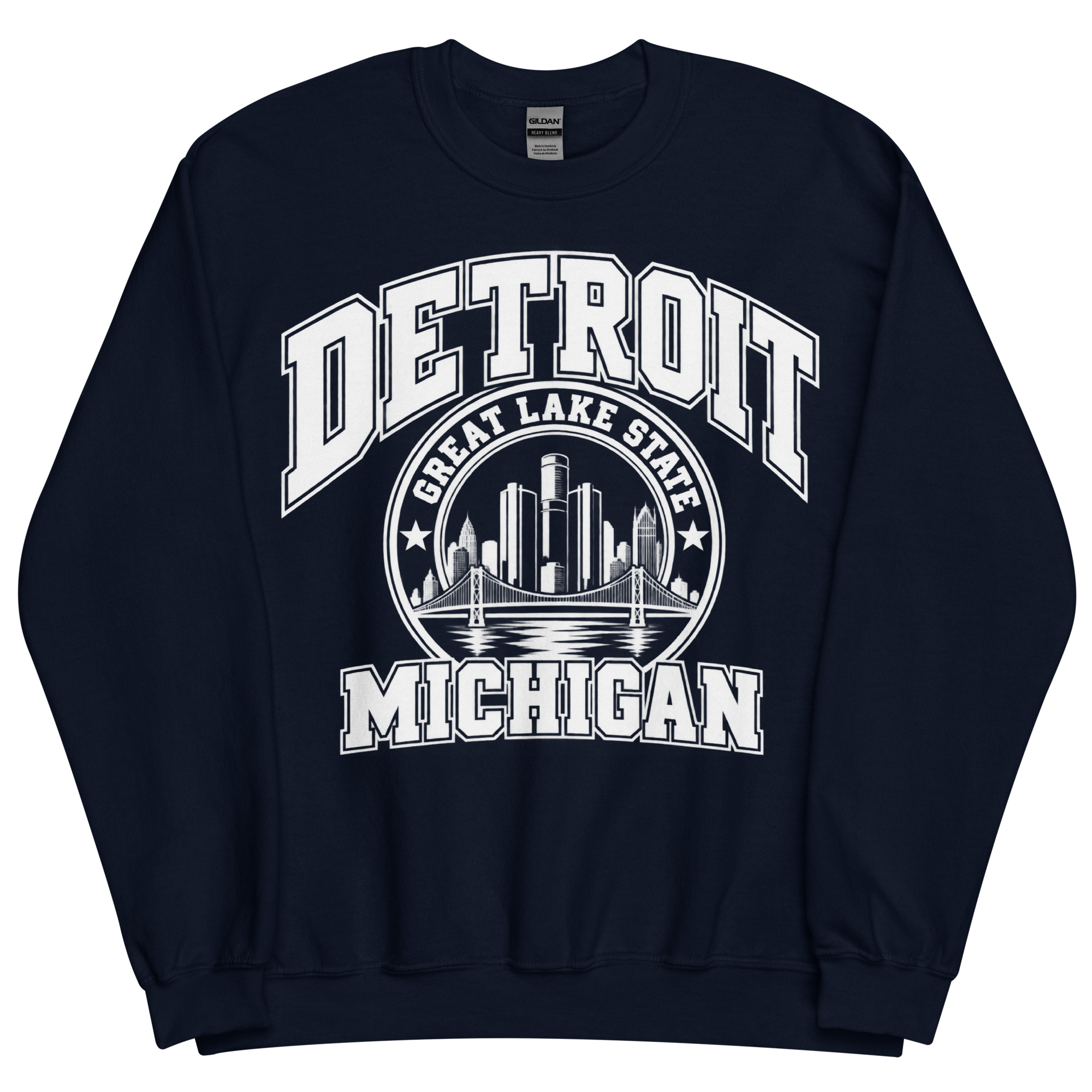 Detroit Michigan State Varsity Sweatshirts Jumpers