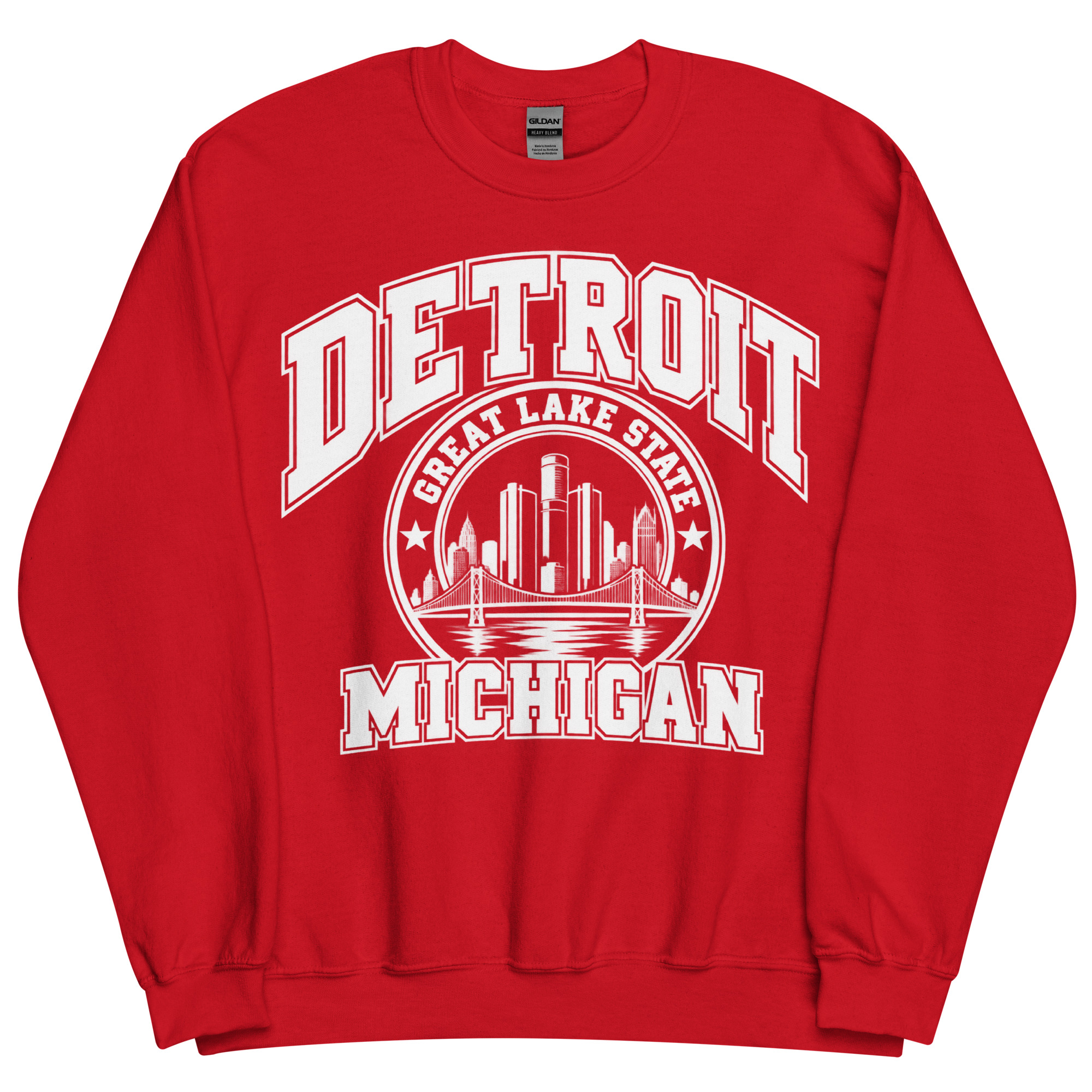 Detroit Michigan State Varsity Sweatshirts Jumpers