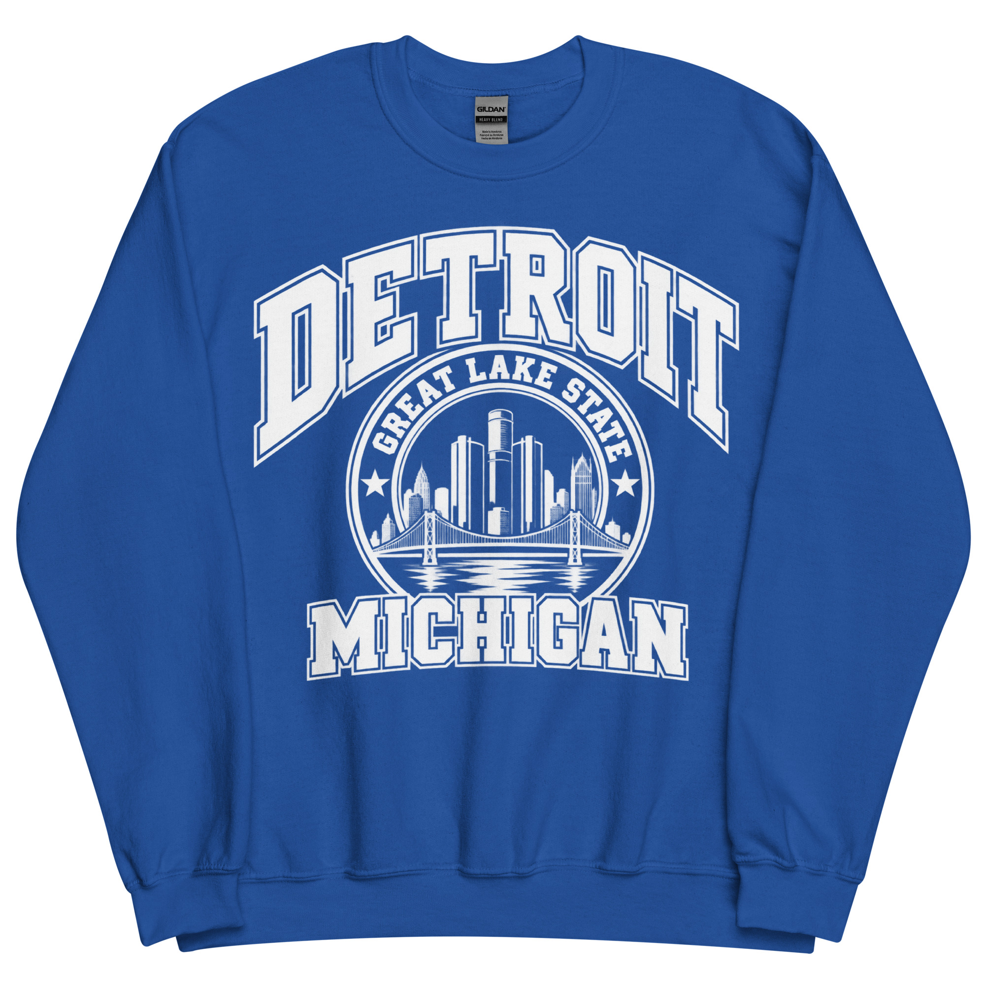 Detroit Michigan State Varsity Sweatshirts Jumpers