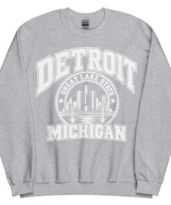 Detroit Michigan State Varsity Sweatshirts Jumpers