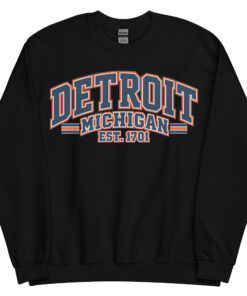 Detroit Michigan Varsity Sweatshirts Jumpers