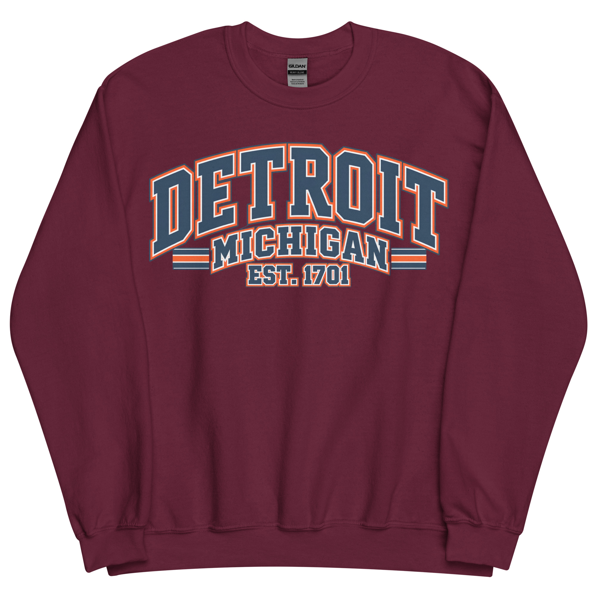 Detroit Michigan Varsity Sweatshirts Jumpers