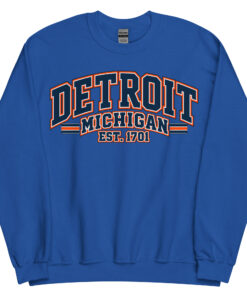 Detroit Michigan Varsity Sweatshirts Jumpers
