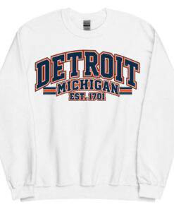 Detroit Michigan Varsity Sweatshirts Jumpers