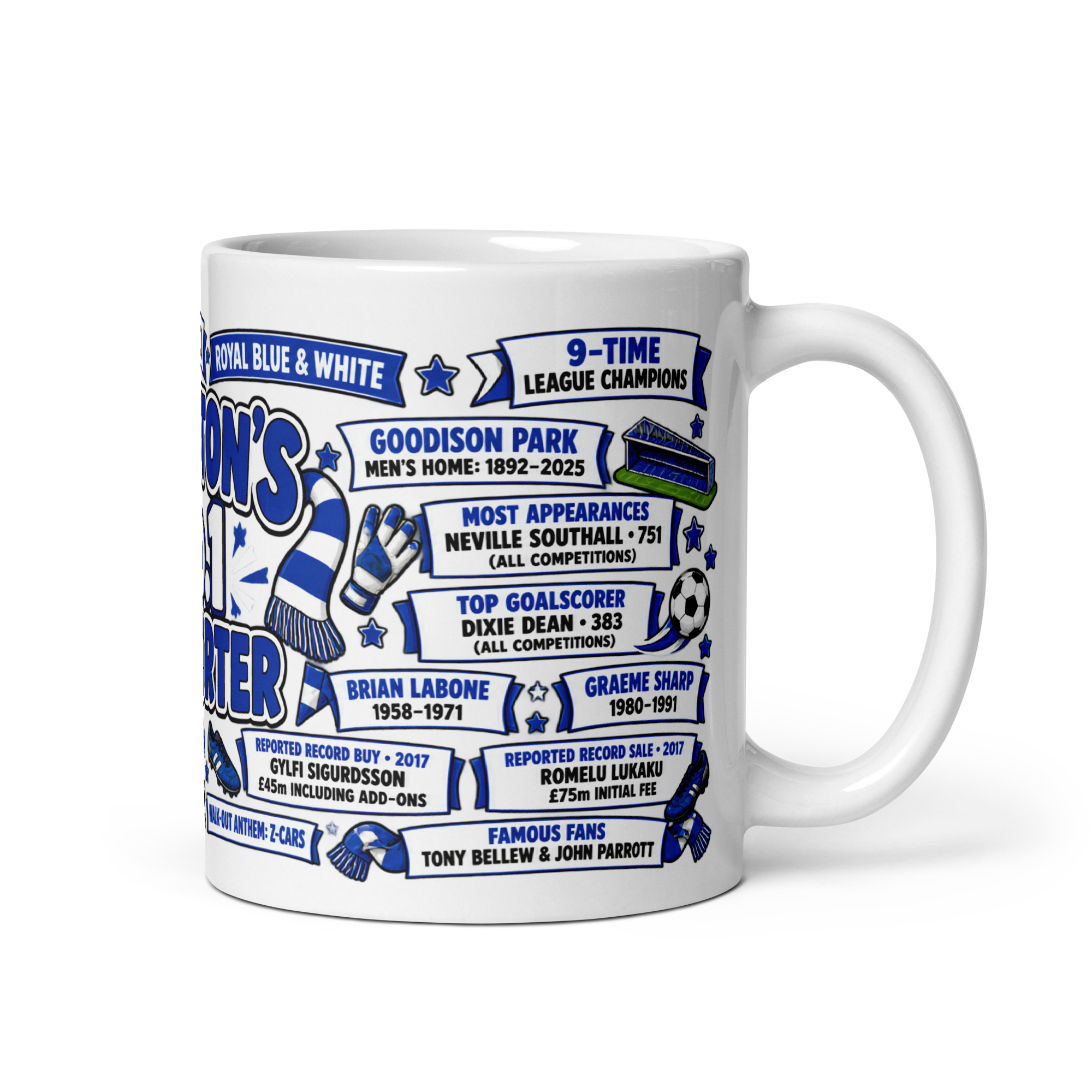 Everton FC No1 Supporter Mug