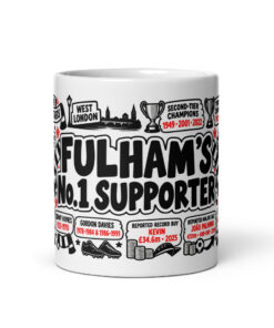 Fulham Mug No1 Supporter Gift Mugs