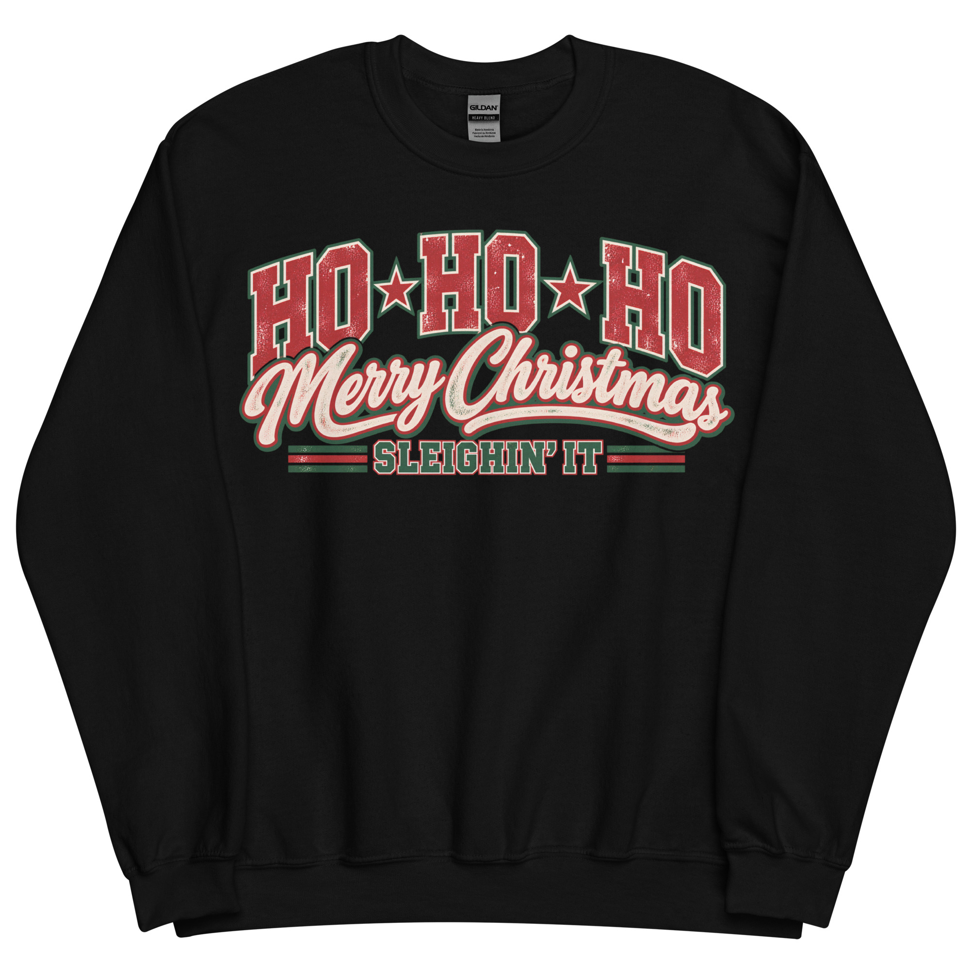 Ho Ho Ho Merry Christmas Jumper Sleighin’ It