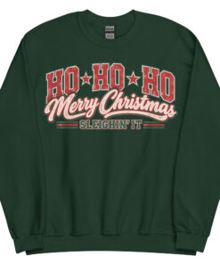 Ho Ho Ho Merry Christmas Jumper Sleighin’ It