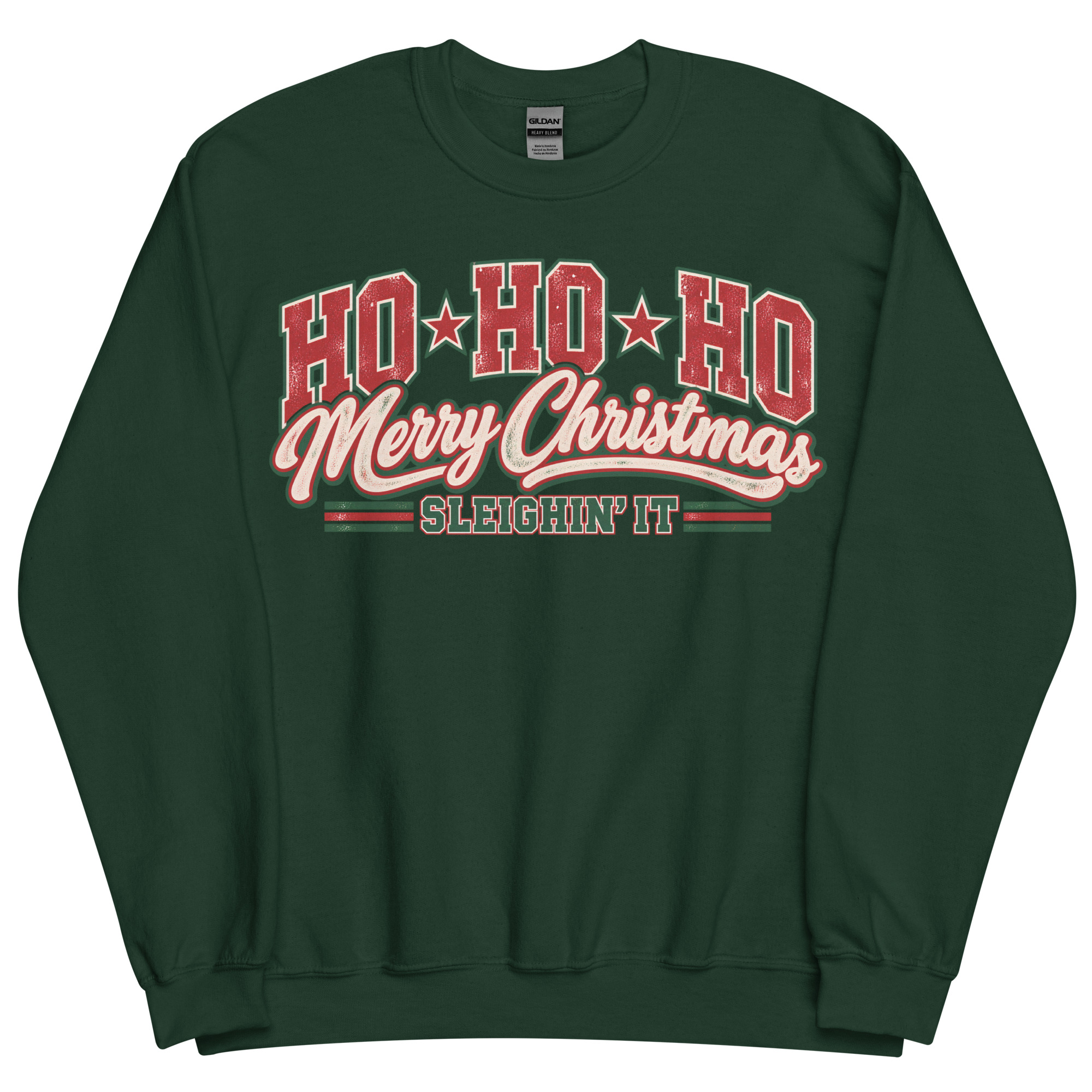 Ho Ho Ho Merry Christmas Jumper Sleighin’ It