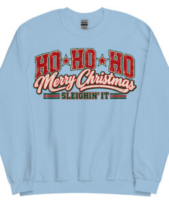 Ho Ho Ho Merry Christmas Jumper Sleighin’ It