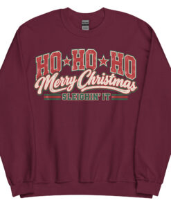 Ho Ho Ho Merry Christmas Jumper Sleighin’ It