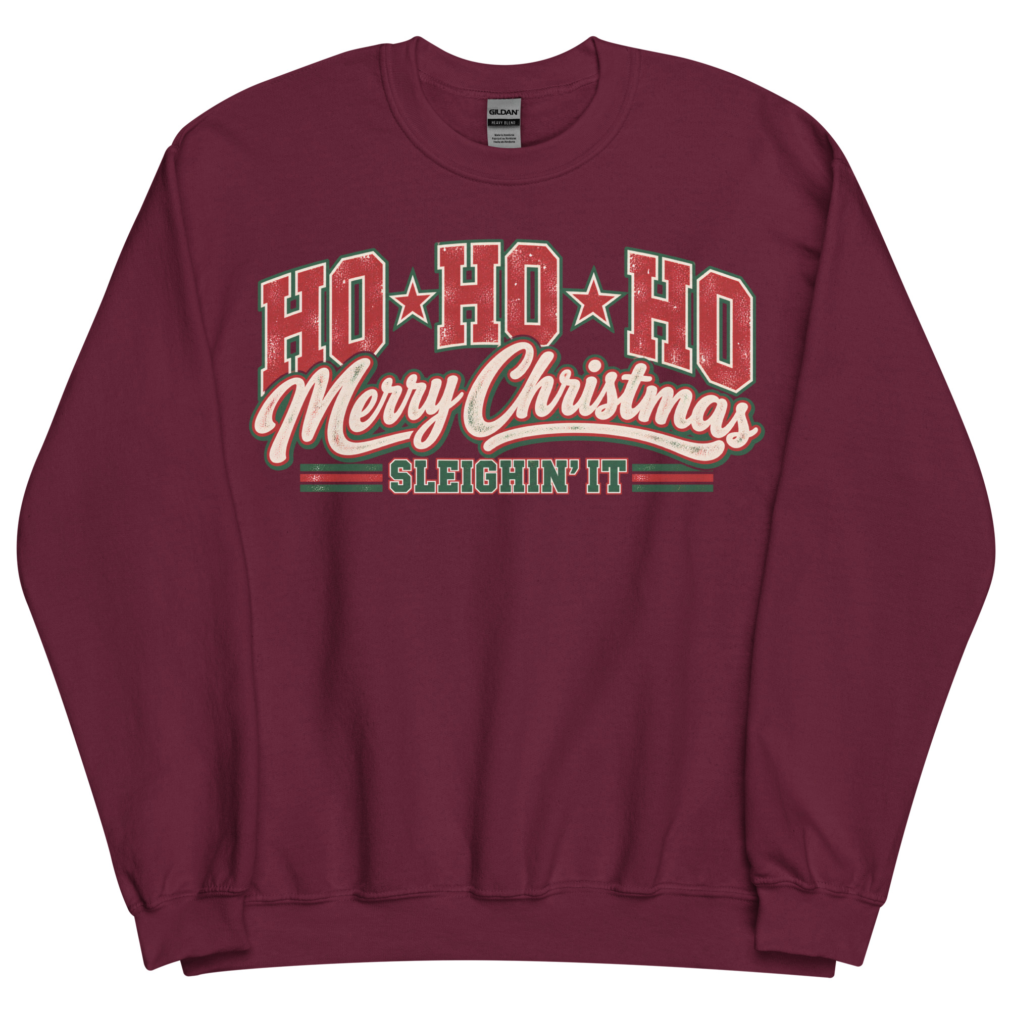 Ho Ho Ho Merry Christmas Jumper Sleighin’ It