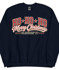 Ho Ho Ho Merry Christmas Jumper Sleighin’ It