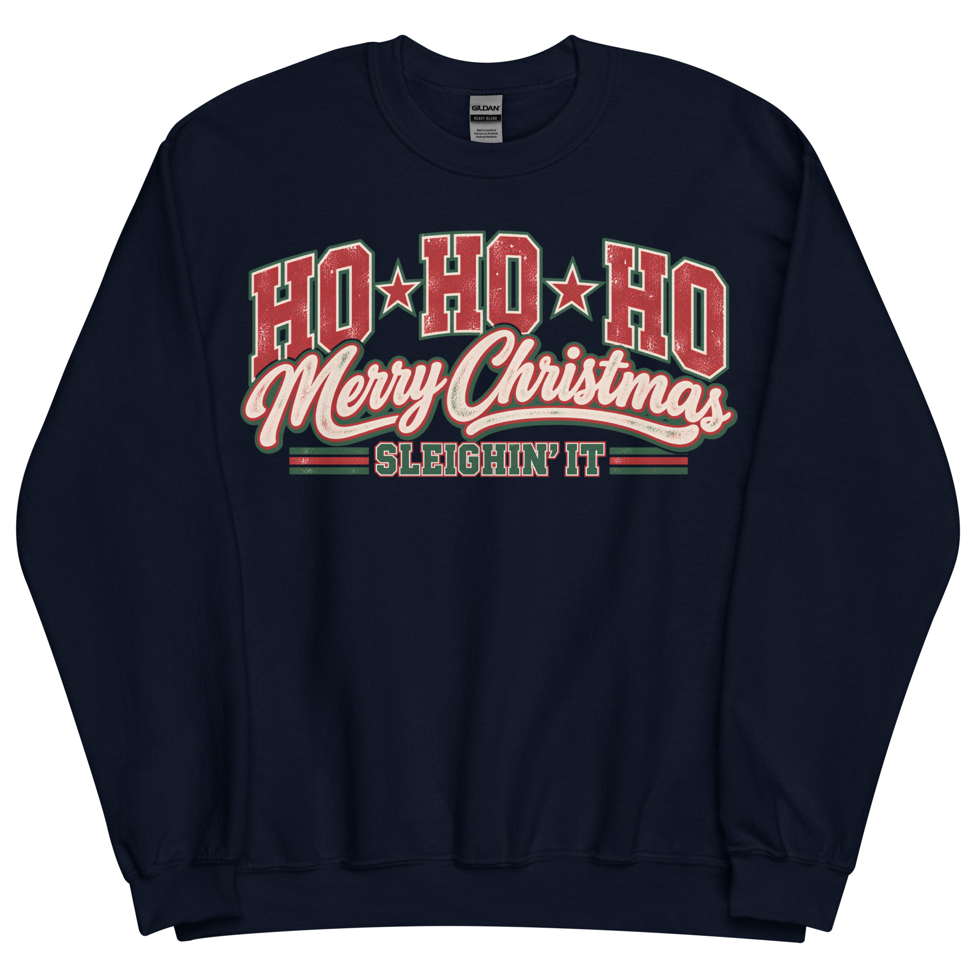 Ho Ho Ho Merry Christmas Jumper Sleighin’ It