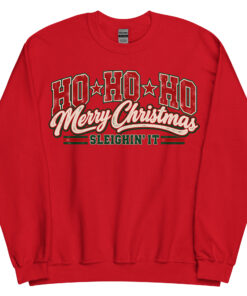 Ho Ho Ho Merry Christmas Jumper Sleighin’ It