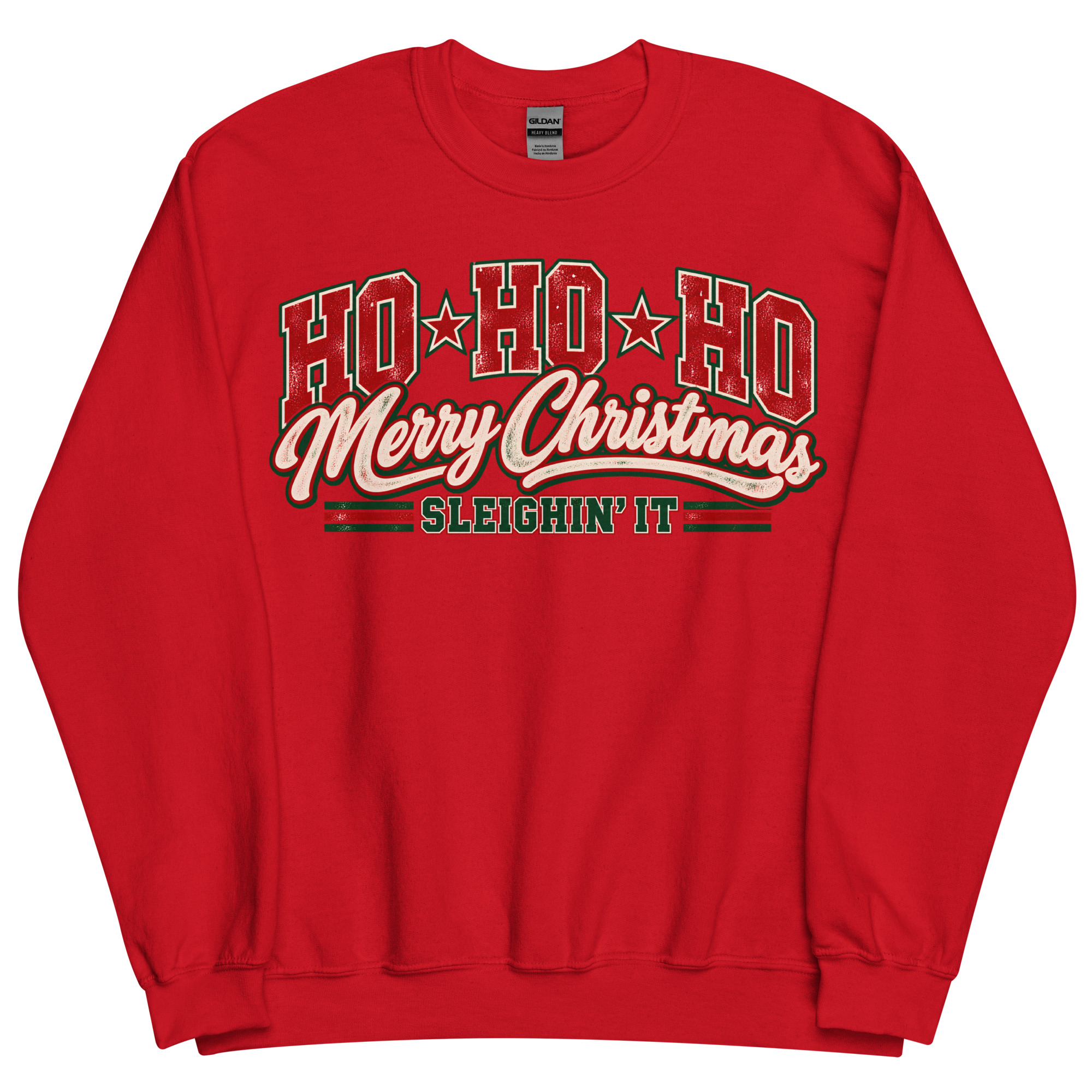 Ho Ho Ho Merry Christmas Jumper Sleighin’ It