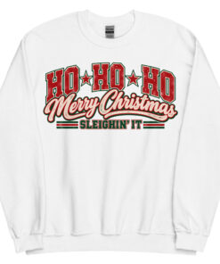 Ho Ho Ho Merry Christmas Jumper Sleighin’ It