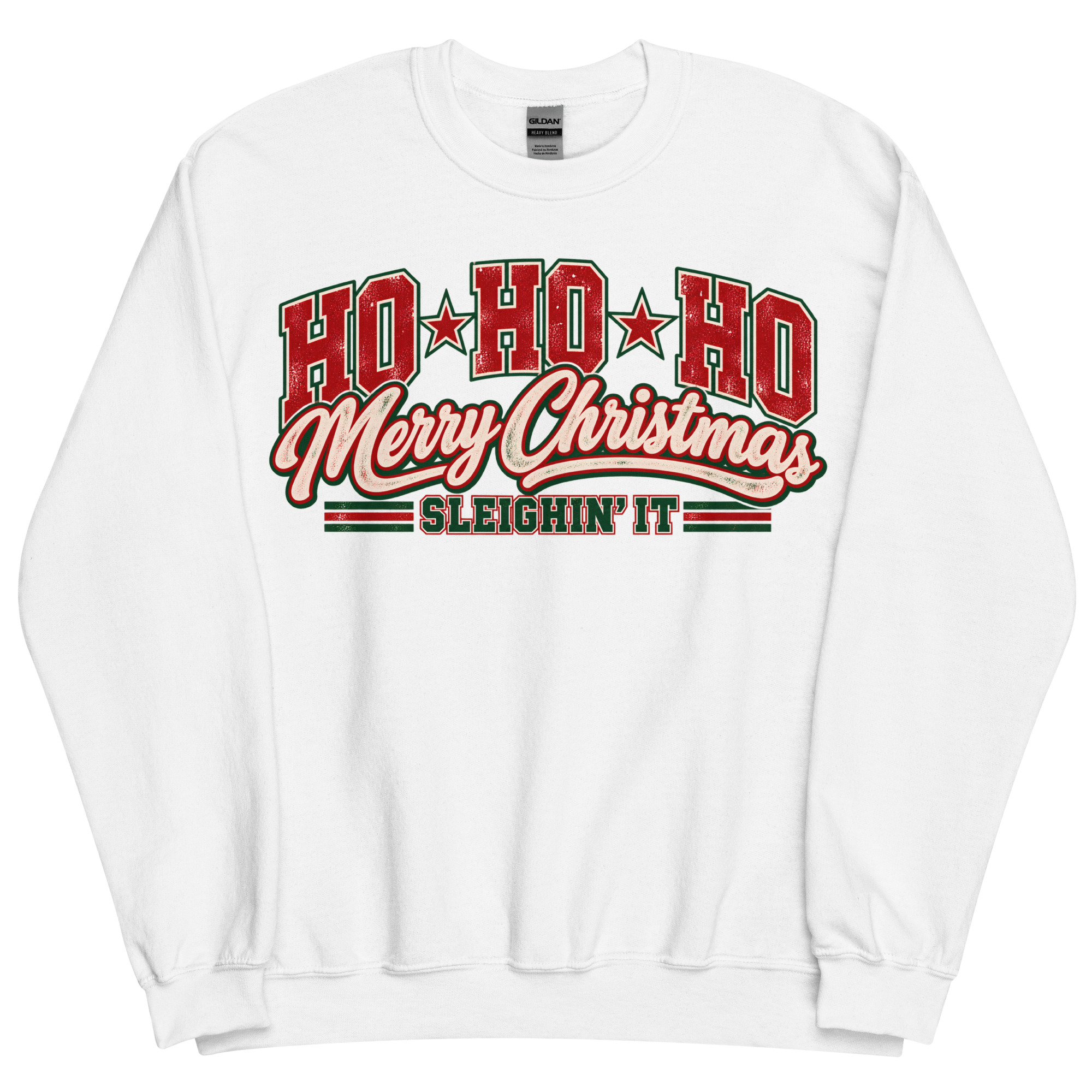 Ho Ho Ho Merry Christmas Jumper Sleighin’ It