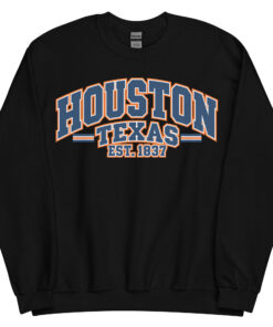Houston Texas Varsity Sweatshirts College Style