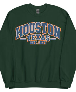 Houston Texas Varsity Sweatshirts College Style